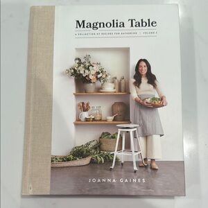Magnolia Table Cookbook by Joanna Gaines - White and Beige